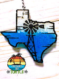 Texas windmill car freshie